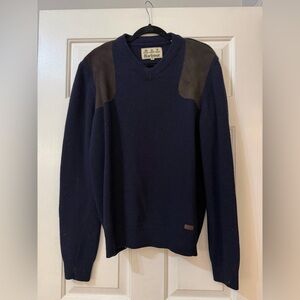 Barbour Men's Sportsman Commando Vintage Wool Sweater XL